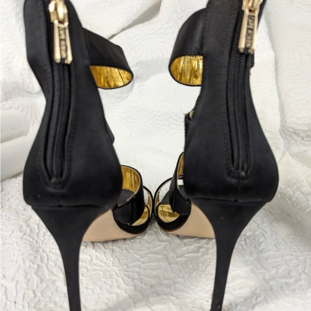 Cape Robbin - Crystal Buckle Satin Heels - Picture 2 of 3
